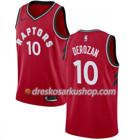 Muški NBA Dres Toronto Raptors DeMar DeRozan 10 Nike 2017-18 Crvena Swingman
